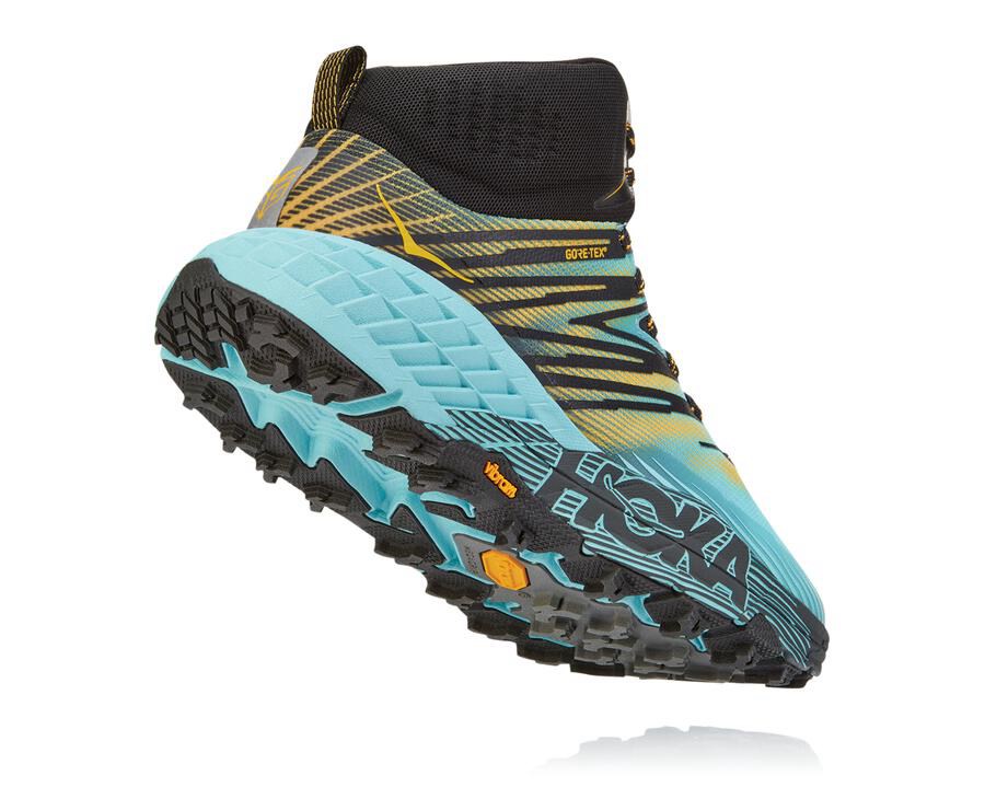 Hoka One One Trailove Tenisky Damske Modre - Speedgoat Mid GORE-TEX 2 - 34952-MQAI